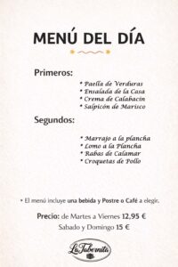 Menú del Día